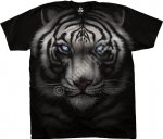 Majestic White Tiger - Liquid Blue