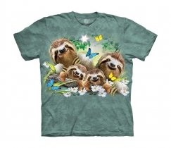 Sloth Family Selfie - The Mountain - Junior