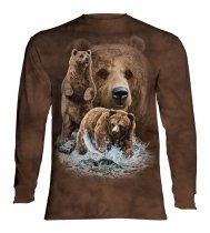 Find 10 Brown Bears  - Long Sleeve The Mountain