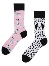Pink Dalmatians - Socks Good Mood