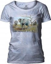 Three African Elephants - The Mountain Damska