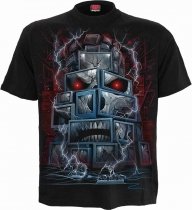 Death by TV T-shirt - Spiral