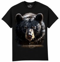 T-shirt Black Bear in Water - TCH