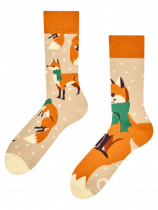 Fox with Scarf - Winter Socks - Dedoles