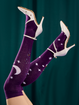 Moon and Stars - Knee Socks Good Mood