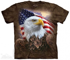 Allegiance T-Shirt by The Mountain Americana Eagle Birds Sizes S-5X NEW 