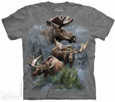 Koszulka z łosiem Moose Collage - The Mountain