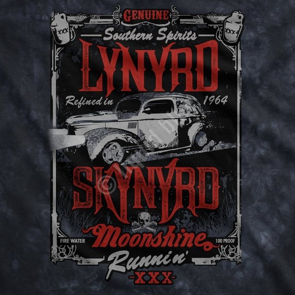 Lynyrd Skynyrd Moonshine Runnin' - Liquid Blue