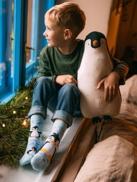 Šťastný Tučňák - Ponožky Pro Děti - Good Mood
