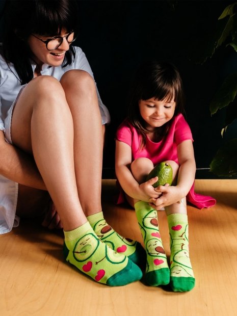 Avokádová Láska - Ponožky Pro Děti - Good Mood