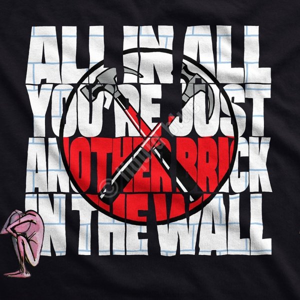 Pink Floyd Another Brick - Liquid Blue