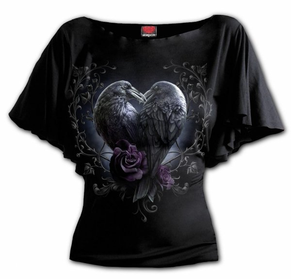 Raven Heart Bat - Spiral - Ladies