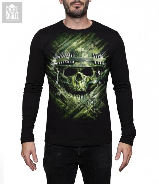Combat Skull  -  Longsleeve Cool Skullz