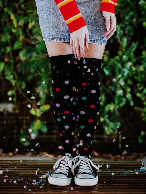 Dots All Over - Knee Socks Good Mood