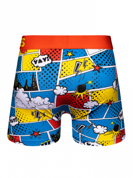 Colorful Comics - Mens Fitted Trunks Good Mood