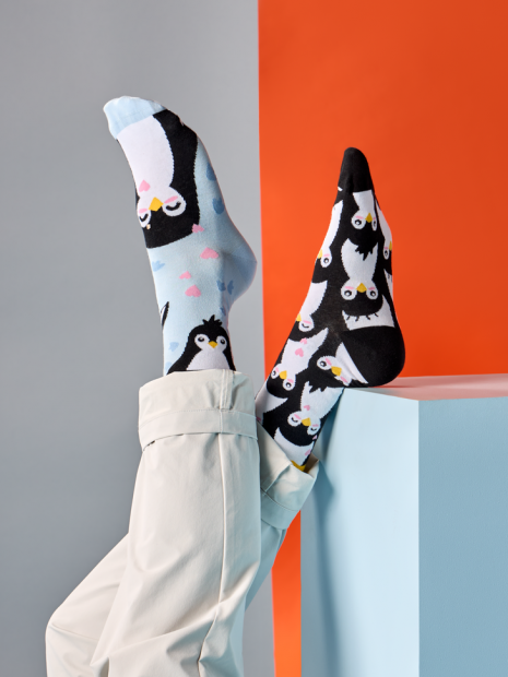 Winter Penguin - Socks Good Mood