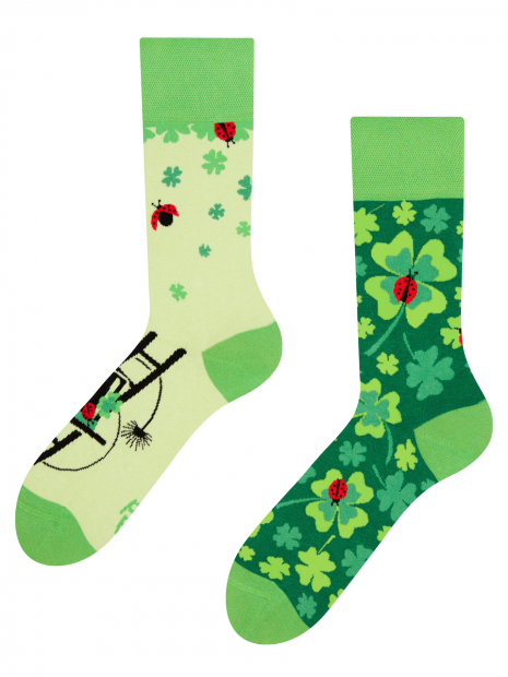 Four Leaf Clover for Luck - Socks Good Mood