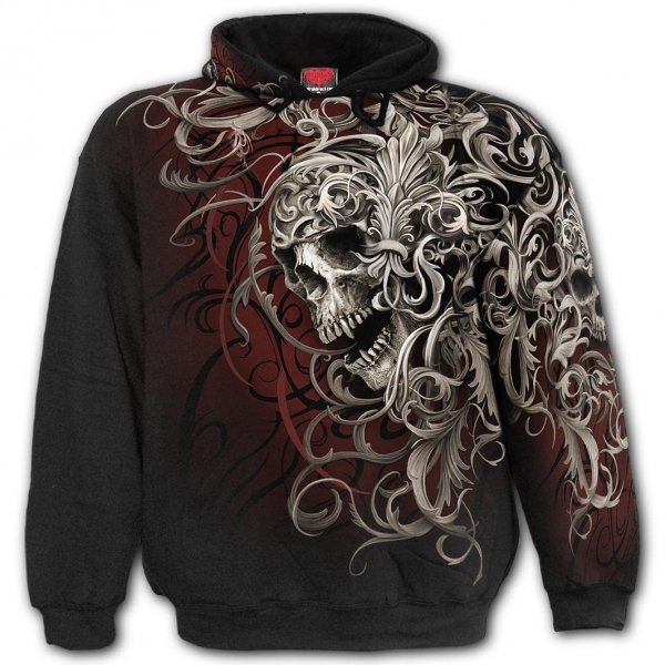 Skull Shoulder Wrap - Hoodie Spiral