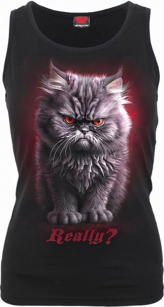 Anger Managment - Ladies Razor Top Spiral