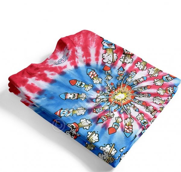 Americana Fireworks - Liquid Blue