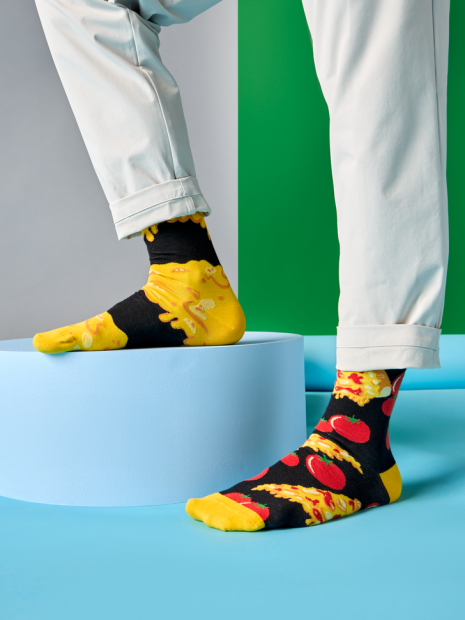 Cheese Pizza - Socks Good Mood