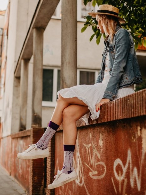 Lavender - Bamboo Socks Good Mood