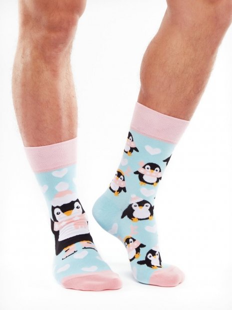 Skating Penguin - Socks Good Mood