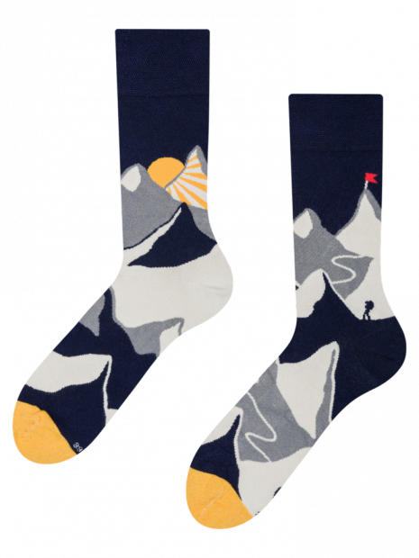 Mountain Sunset - Bamboo Socks Good Mood