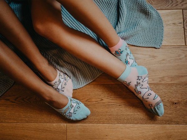 Rainbow Unicorn - Low Socks Good Mood