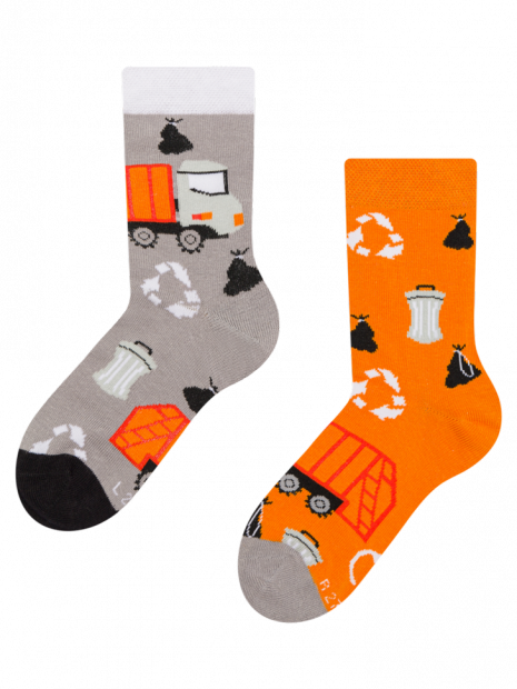 Garbage Truck Junior Socks - Good Mood