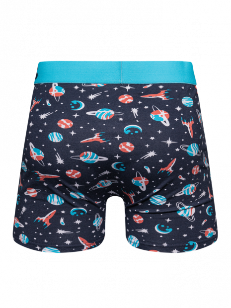Planets - Mens Fitted Trunks - Good Mood