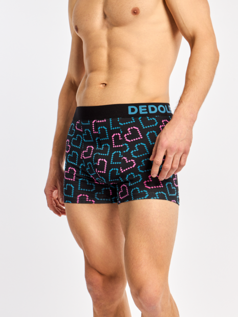 Pikselowe Serca - Bokserki Męskie - Dedoles