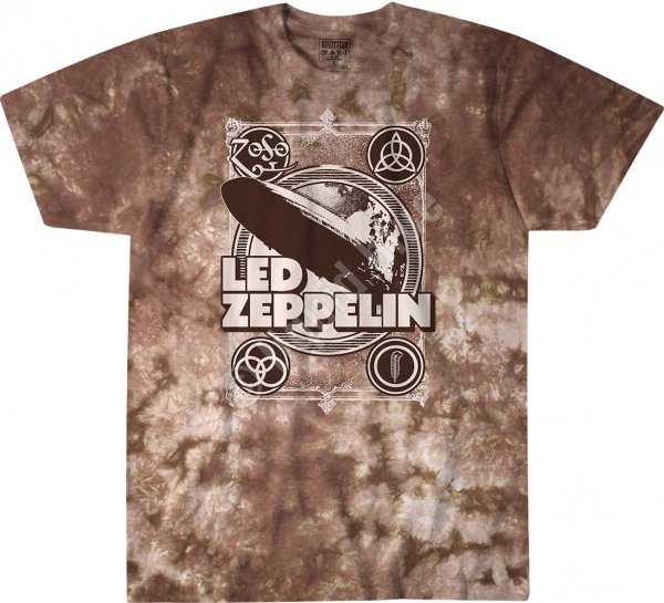Led Zeppelin Poster - Liquid Blue