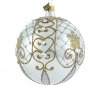 bombka szklana kula z ornamentem / 10cm Ball - Non-Stop-Glühen
