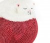 czerwone bombki z kotami / Katze 11cm - Auf einer roten Kugel