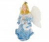 Bombka świąteczna Błękitny anioł - 19cm 