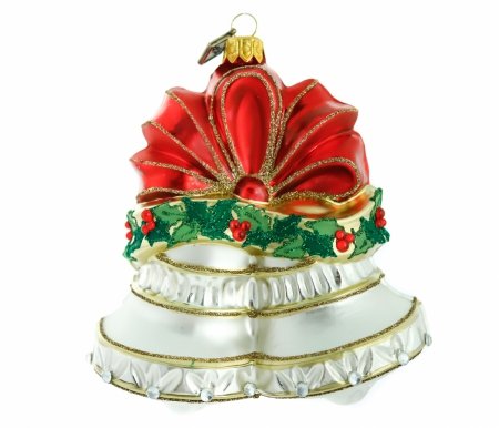 Glass bauble Golden bells - 13cm
