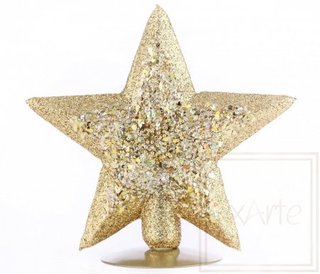 Christmas ornament star 22cm - Golden