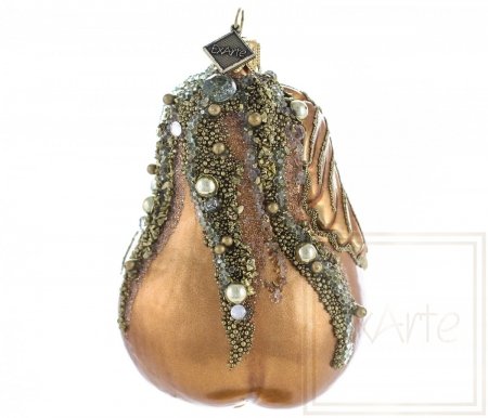 Christmas bauble pear 11 cm – Golden