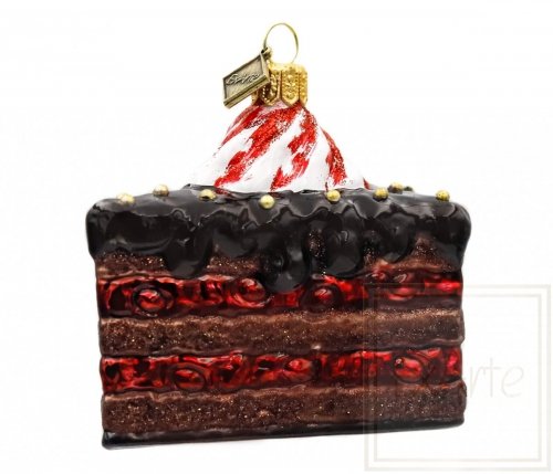 Christmas bauble piece of cake 8cm - Delicious