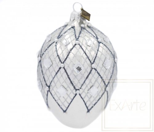 Christmas ornament Egg 13cm – Diamantine