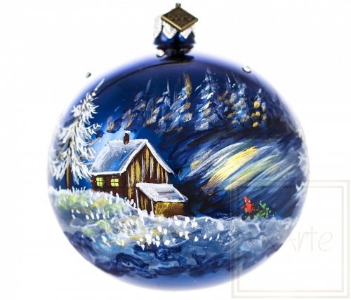 Christmas glass ball 10 cm - Silent night