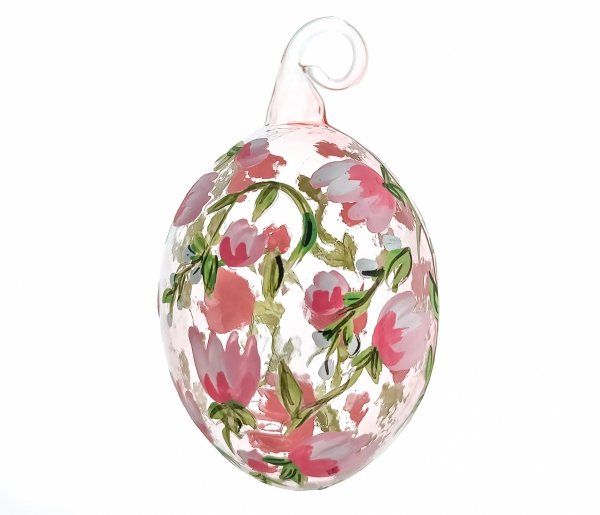 Szklana bombka wielkanocna jajko