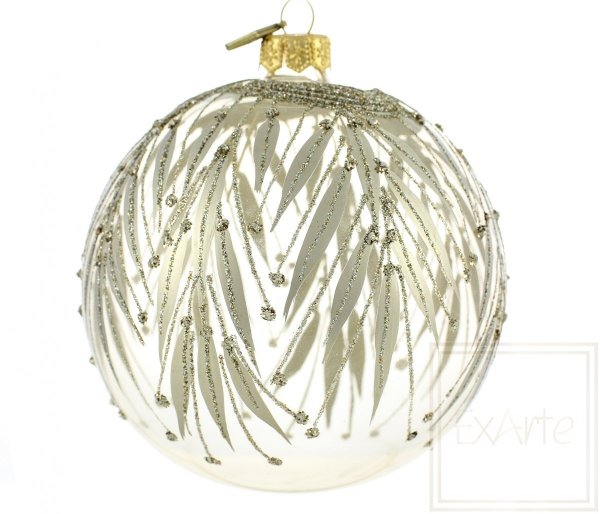 bombka kula bezbarwna / Transparente Weihnachtskugeln / Transparent christmas tree bauble