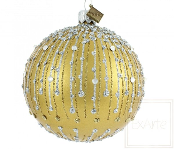 złota kula bombka choinkowa / Golden Christmas bauble / Golden-Weihnachtskugeln