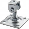 Zawias PSG 61.018.01 z szyldem 80x80x3mm - gwint M16 (regulowany, ucho ocynkowane)