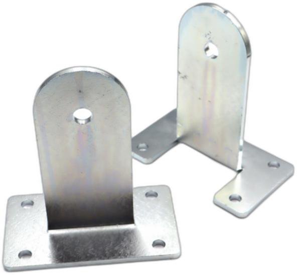 Uchwyty MOD.L/120/70 do napędów z otworami 12mm: CAME, FAAC, Genius, Proxima itd.