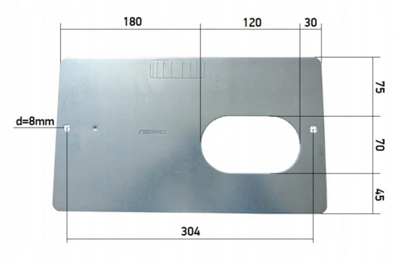 Płyta montażowa Nice ROBUS, ROAD PMD0962.4610