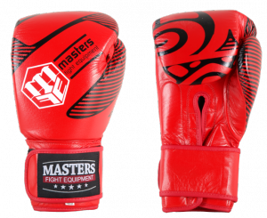 Rękawice bokserskie skórzane MASTERS RBT-RED 12 oz 