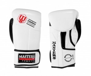  Rękawice bokserskie RBT-MFE 10 oz -białe